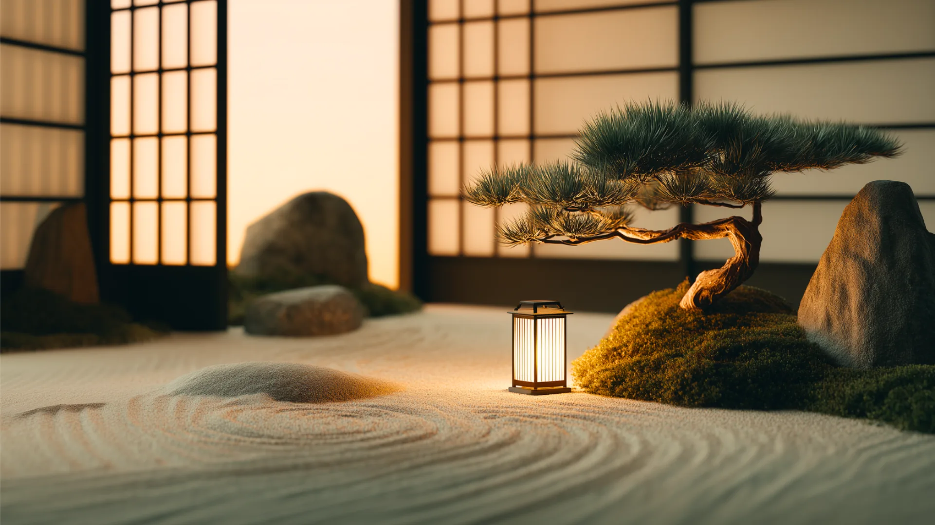 Turista disfrutando de la armonía japonesa